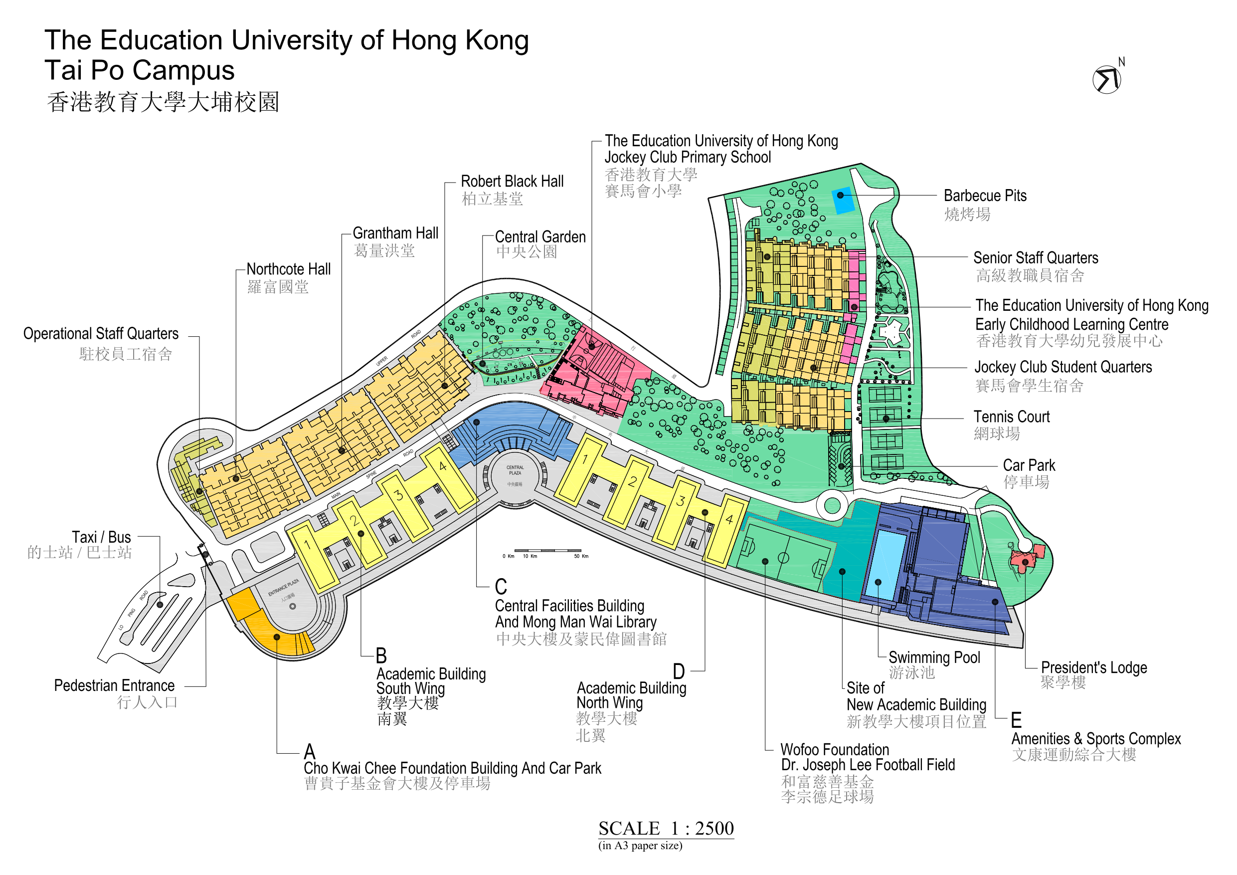EdUHK Campus map